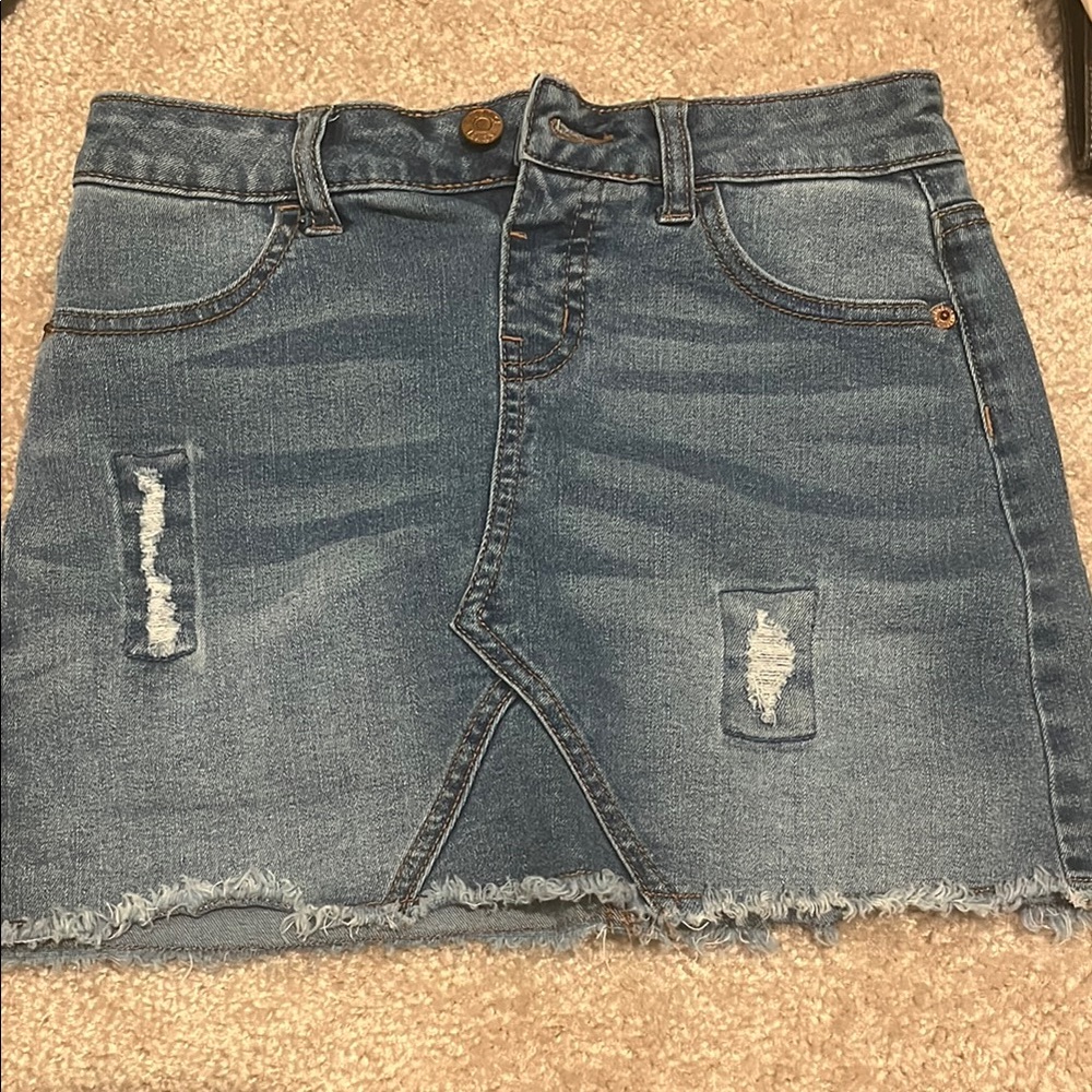Justice Blue Pencil Mini Skirt Casual